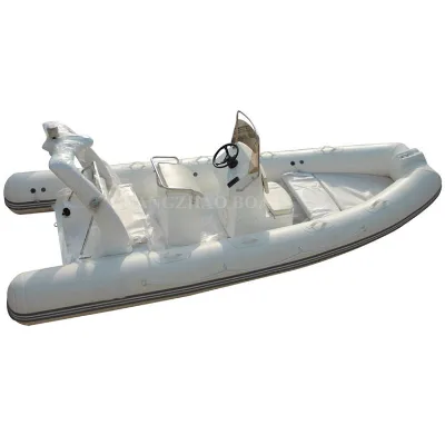 17ft 5.2m Luxury Fiberglass Plastic Rib Boat Rhib