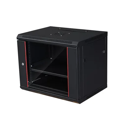 19 Inch Server Rack Small Rackmont Console 6U 8U 9U Wheel Server Rack 8U Network Cabinet  Wall Mount Network Cabinet