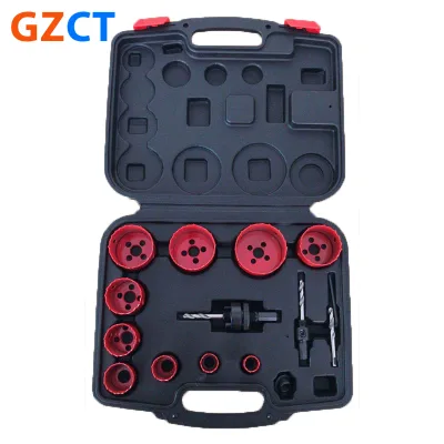 8pcs GZCT Bi-Metal Core Drill Bit Set M42 for Plank Wood Aluminum & Iron Pipe Cutting with 1 Year Warranty