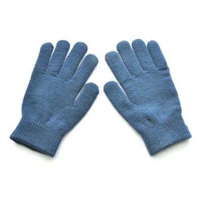 Acrylic Gloves With Fuzzy Nimble and Comfortable for Men and Women Soft Solid Color for Outdoor Ski and Daily Use
