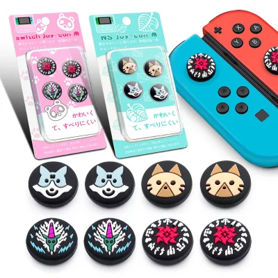 Wholesale 3D Protective Thumb Stick Cap Lite Joystick Silicone Key Cap for Switch/Lite Joypad