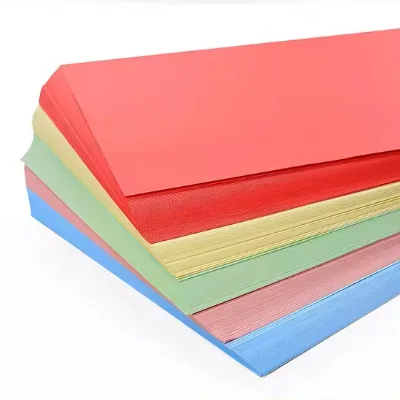 Hot Sale A4 Color Copy Paper Wrapping Paper Used for Office Supplies No Picture Ply Color Cardboard