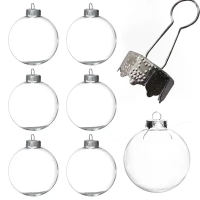 Manufacturers Customized Christmas Accessories Pendant Cover Christmas Ball Metal Cover 7mm-66mm Flower Glass Ball Cap.