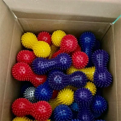Hard Manufacturer Wholesale Small PVC Thorn Ball for Body Massage Spiky Foot Ball for Back Hand Arm Leg and Breast Application