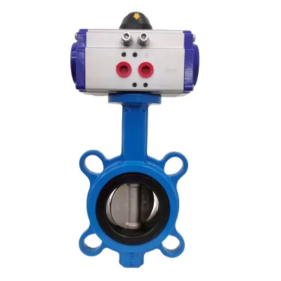 Pneumatic butterfly Valve Pneumatic Cast Steel Wafer Type Soft Seal Valve Customizable Butterfly Valve for Specific Applications