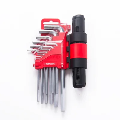 14pcs Multi Bike Bicycle Repair Hand Tool Kit SAE Inch Size Torque Drive Handle Allen Hexagon Hex Key Wrench Set