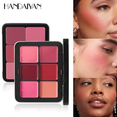 Best Selling 12 Color Waterproof Mineral Blush Palette Long-Lasting Natural Color Enhancing Matte Cream Concealer Highlight