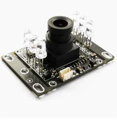 Building Video Intercom Camera Module, 38x55mm Mainboard with 6 White LEDs, H7440 Camera Sensor, White Light Night Vision