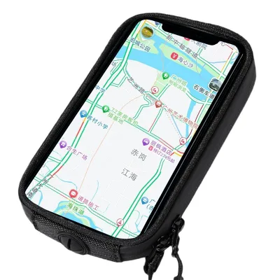 Cellphone Holder for Motorcycle Leather Waterproofed Touch Screen GPS Riding Navigation Phone Holder Case Motorcycle