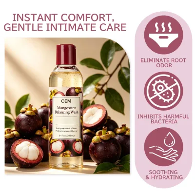 Private Label Mangosteen Particle Yoni Wash OEM Manufacturer with 43 Years in Intimate Care, Whitening & Deep Cleansing