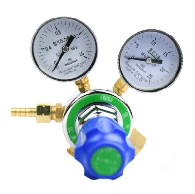 Hydrogen Gas Pressure Regulator Valve CGA350 tank Pressure Reducing W21.8 Hydrogen Regulating Pressure Relief Valve for Hydrogen