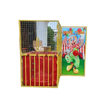 Portable Water Sports & Entertainment Dunking Machine Booth Tow Behind Dunk Tank Rental for Fundraising or Splash Park