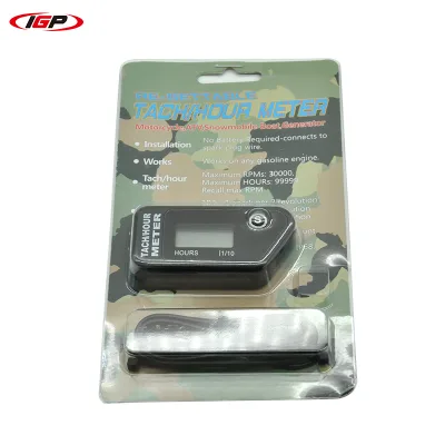 Waterproof Digital LCD Motorcycle Electronic Speed Timer Hour Meter