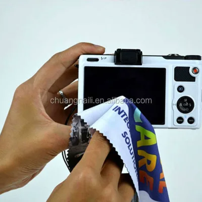 Cheap Price Promotion Logo Printed Microfiber Cleaning Cloth for Camera Lens