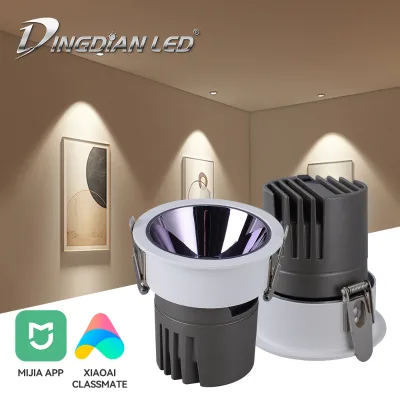 Mi Home Full Spectrum LED Downlight 12W RA90-98 Anti Glare Multi Color Temperature Intelligent Control for Home Indoor Lighting