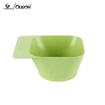 Y2 Natural Wheat Fiber Salon Hair Dyeing Palette Bowls Salon Dye Mixing Bowls Hairdressing Styling Tool