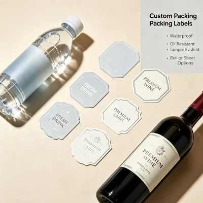 Custom Printed Packing Label Tape for Boxes Logo Adhesive Packaging Tape