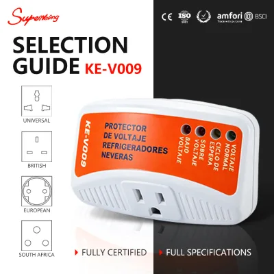 12 Years Supply of Proteetor De Voltaje 120V AC V009 American Refrigerator Voltage Protection Sockets SVC PC Source Factory