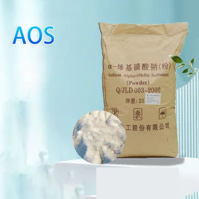 Detergent Chemical Raw Material AOS Sodium Alpha Olefin Sulfonate Powder Price AOS 92% for Foam Agent for Making Hair Shampoo