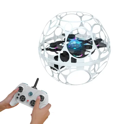 Global Soccer Drone with Brushless Motor Modular Battery RGB Lighting 360° Aerial Flips and a One-key Spin Function