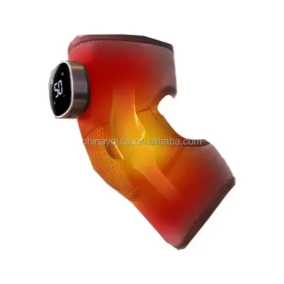 2024 New Product Heated Knee Brace Wrap Adjustable Portable Electric Heating Knee Massager