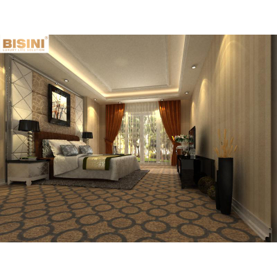 Contemporary Apartment Bedroom 3D Interior and Exterior Rendering Image With Full Furnishing
