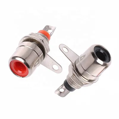 Hot sale nickel plated RCA Female soldering Connector for audio video