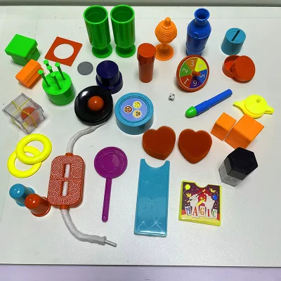 Magic Props(random Colors) Beginner Children's Puzzle Parent Child Interaction Close up Magic Performance New and Unique Toys