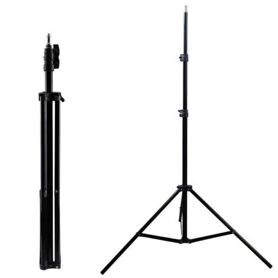 Mobile Phone Tripod 2.1M Light Stand Aluminum Alloy Support Camera Tripod for Photography Live Broadcast Video