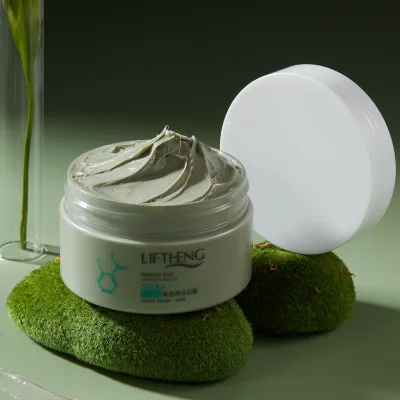 OEM LIFTHENF Herbal Salicylic Acid Vitamin C Whitening Moisturizing Dry Skin Lightening Organic Cleansing Sheet Mask 100g