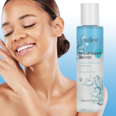 Bingo Factory Price 150ml Colorant Free Organic Makeup Remover Lotion Gentle Effortlessly Clean Eye Lip Makeup Remover Liquid