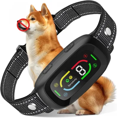 Top Seller Rechargeable High Sensitivity No Bark Dog Training Collar Waterproof IP67 Safe Vibration Shock Stop Plastic Material