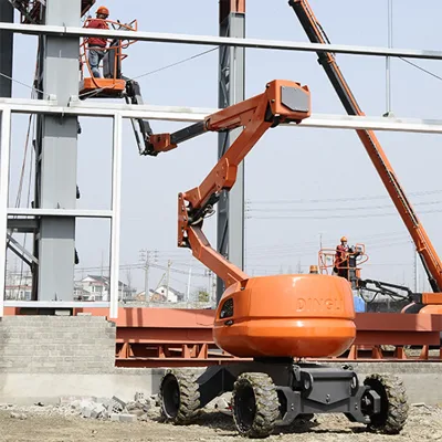 Hydraulic Aerial Ladder Platform 22m Extendable Platform Scissor Lift BA22ERT Price