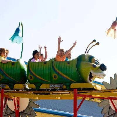 Attractions Park Entertainment Rides Cute Brucomela Style Mini Roller coaster for Family Play Mini Roller coaster for Sale