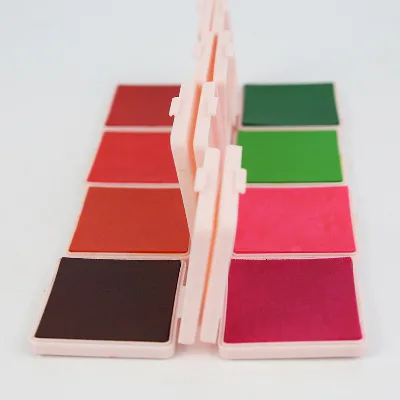 Hot Sale Multi Colors Square Wholesale Custom Ink Pad Craft Stamp Ink Pad