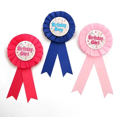 Birthday Girl & Boy Badges Birthday Badges for Birthday Party Supplies Clothing Accessories Celebrations Badges