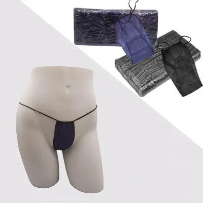 Women Disposable Thong Panties Soft Adjustable Underwear for Tanning Hygienic SPA Sauna Briefs Bathroom Supplies