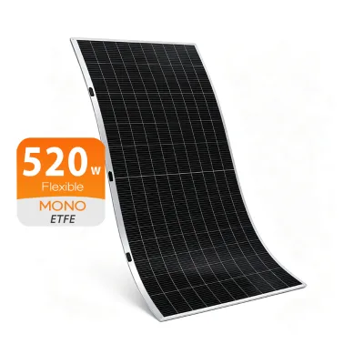 Flexible Solar Panels 520W High Quality Mono Photovoltaic Panel Flexible for RV Camping Swimming Pool Building Surface