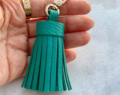 Mini Gold Hat Tassels Vintage Leather  Tassel DIY Craft  Tassels Pendant Earring Accessories