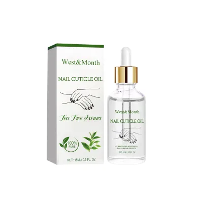 West&Month Nail Care Cuticle Oil Onychomycosis Repair Brightening Moisturizing Oil for Softening and Strengthening Soft Nails