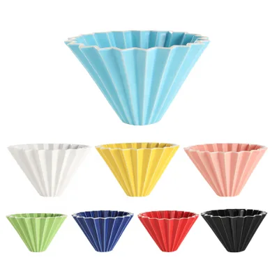 New Design Ceramic Coffee Dripper with Different Colors