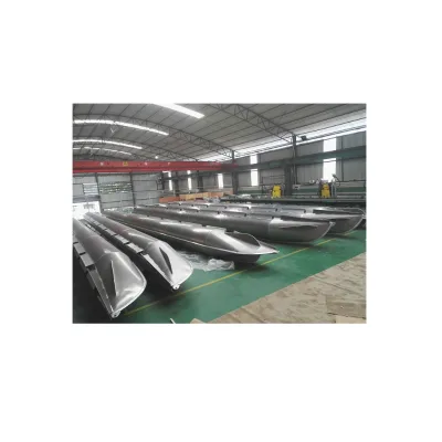 15ft-39ft ALUMINUM Pontoon House Flat Deck Boat Logs Floats Kits Moving