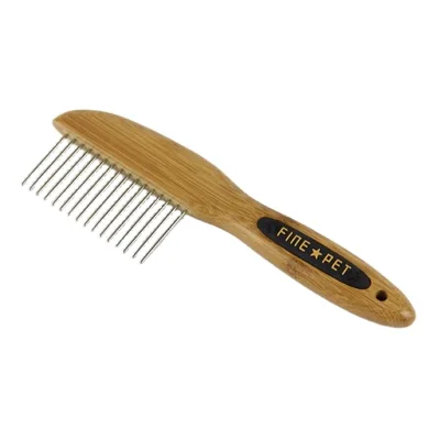 Bamboo Pet Cleaning Comb Brush for Dog in Small Quantity ,OEM Acceptable