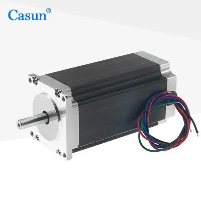 NEMA23 Stepper Motor SM57HT112-3004A 112mm 3.0N.m Open Source Change Color of Textile Industry