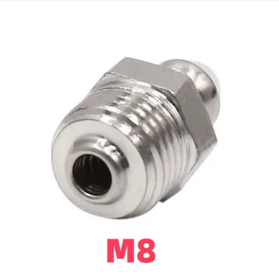 M8 Replacement Grease Tip Nozzle Metal Grease Nipple Fittings