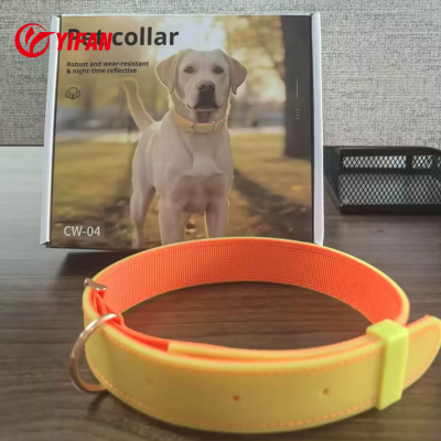 Wholesale Soft Pvc Waterproof Dog Buckle Collars With Name Tag Luxury Fashion Adjustable Dog Collar