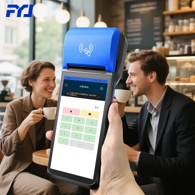 FYJ-F1-99 Portable All-in-One POS Machine Cash Register Built-in Thermal Receipt Printer QR Code Wireless Pos