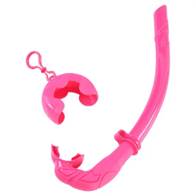 Hot Sale Portable Roll up Silicone Freediving Snorkel with Storage Case for Adults 25 Colors