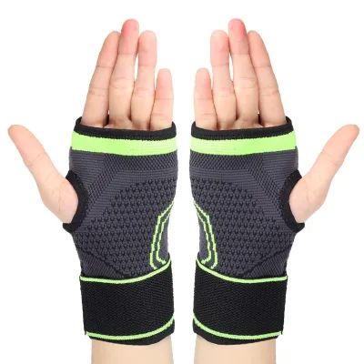 High Compression Wristbands Adjustable Wrist Brace Support