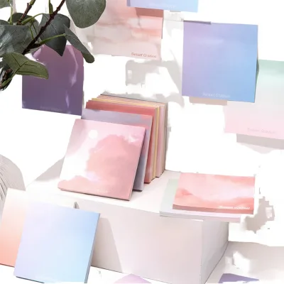 GF Brand Customizable Gradient Design Self-adhesive Memo Pad